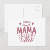 Mama heeft Coffee mama Moederdag Gift Idea Funny n Briefkaart (Voorkant / Achterkant)