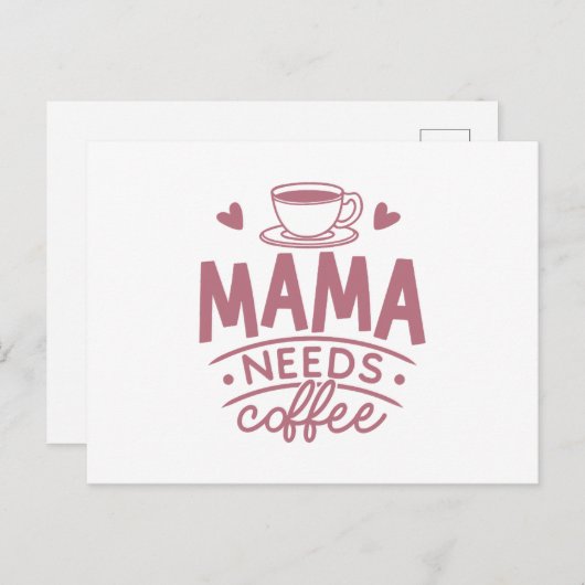 Mama heeft Coffee mama Moederdag Gift Idea Funny n Briefkaart (Voorkant / Achterkant)