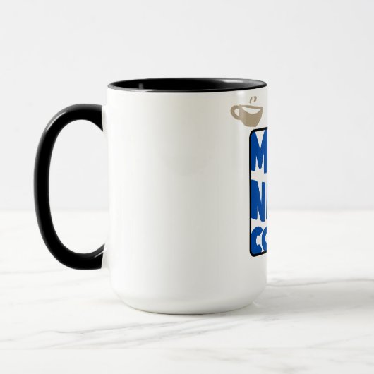 Mama heeft Coffee Typografie-Mok nodig Mok (Links)