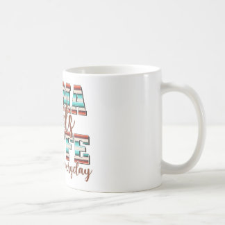 Mama heeft de hele dag koffie nodig, elke dag koffiemok