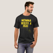 mama heeft een glaasje wijn nodig t-shirt (Voorkant volledig)