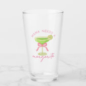 Mama heeft een Margarita nodig Glas (Voorkant)