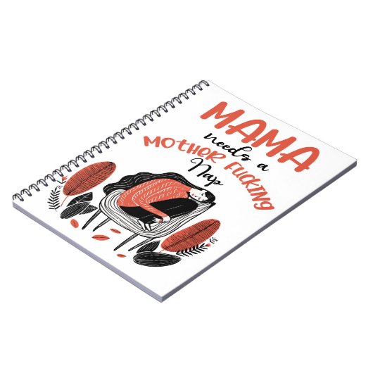 Mama heeft een moeder F*cking Nap nodig Notitieboek (Linkerzijde)