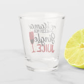 Mama heeft haar Jingle Juice nodig | XMAS DRINK HU Shot Glas (Achterkant)