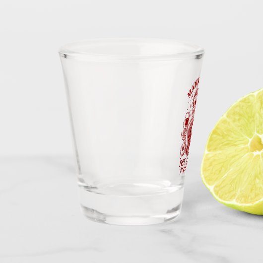 Mama heeft haar jingle-sap nodig shot glas (Links)