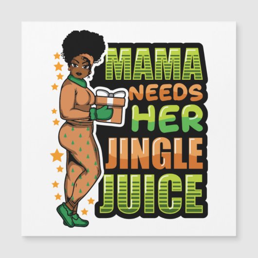 Mama heeft haar kerst drank nodig om Kerstmis te v (Voorkant)