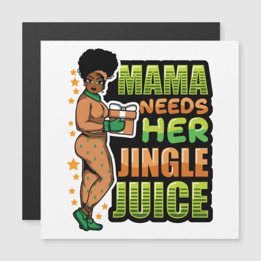 Mama heeft haar kerst-drink nodig om Kerstmis te v (Voorkant / Achterkant)