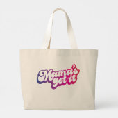 Mama heeft het grote tote bag (Achterkant)
