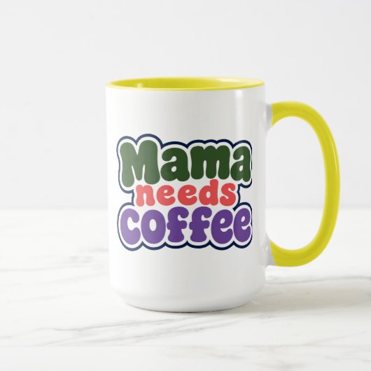 Mama heeft koffie mok (Rechts)