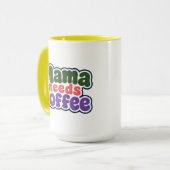 Mama heeft koffie mok (Voorkant links)