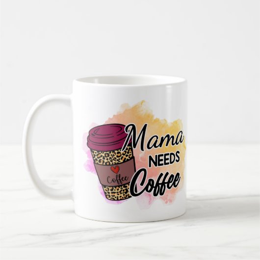 Mama heeft koffie Mok nodig (Links)
