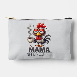 Mama heeft koffie nodig die grappige kip overprikk etui