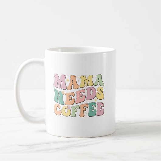Mama heeft koffie nodig koffiemok (Links)
