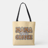 Mama heeft koffie nodig – Schattig moeder typograa Tote Bag (Achterkant)