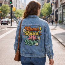 Mama Heeft Me Goed Opgevoed – Retro Groovy Typogra