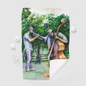 Mama heeft me nooit gewaarschuwd over Tuba-spelers Golfhanddoek (Insitu)