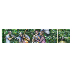 Mama heeft me nooit gewaarschuwd over Tuba-spelers Naambordje