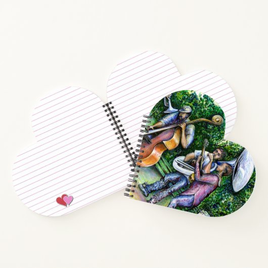 Mama heeft me nooit gewaarschuwd over Tuba-spelers Notitieboek (Binnen)