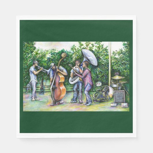 Mama heeft me nooit gewaarschuwd over Tuba-spelers Servet (Voorkant)