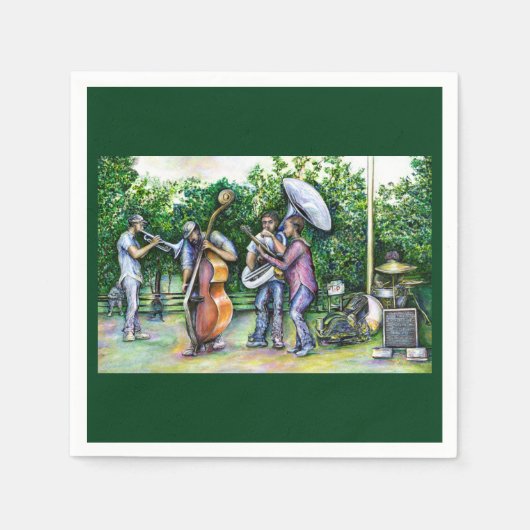 Mama heeft me nooit gewaarschuwd over Tuba-spelers Servet (Voorkant)