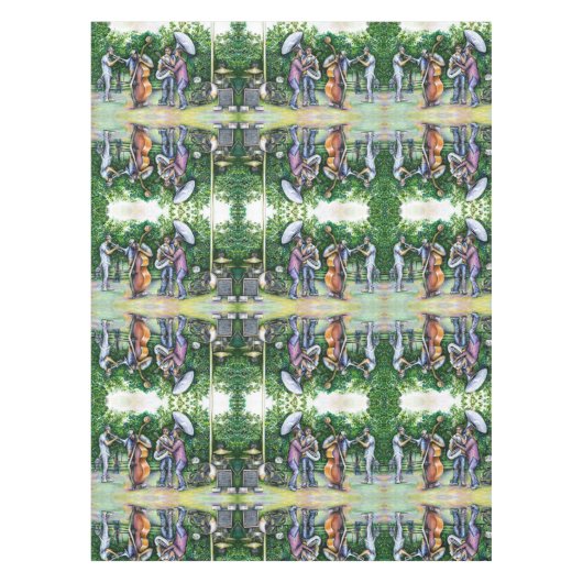 Mama heeft me nooit gewaarschuwd over Tuba-spelers Tafelkleed (Voorkant)