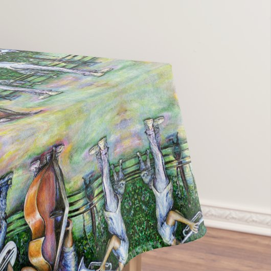 Mama heeft me nooit gewaarschuwd over Tuba-spelers Tafelkleed (Voorbeeld)