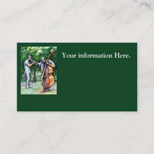 Mama heeft me nooit gewaarschuwd over Tuba-spelers Visitekaartje (Voorkant)