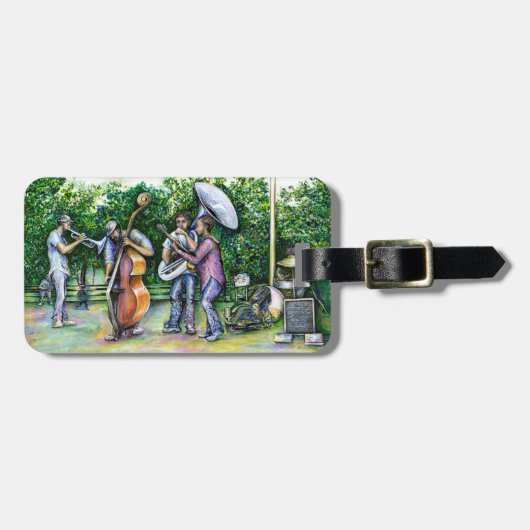 Mama heeft me nooit gewaarschuwd voor Tuba-spelers Bagagelabel (Voorkant horizontaal)