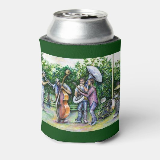 Mama heeft me nooit gewaarschuwd voor Tuba-spelers Blikjeskoeler (Blikje Achterkant)