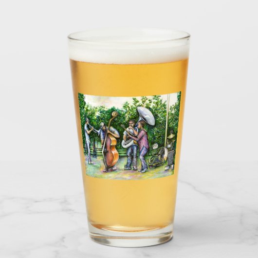 Mama heeft me nooit gewaarschuwd voor Tuba-spelers Glas (Voorkant gevuld)