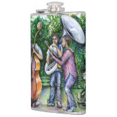 Mama heeft me nooit gewaarschuwd voor Tuba-spelers Heupfles (Links)