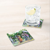 Mama heeft me nooit gewaarschuwd voor Tuba-spelers Kartonnen Onderzetters (Insitu)