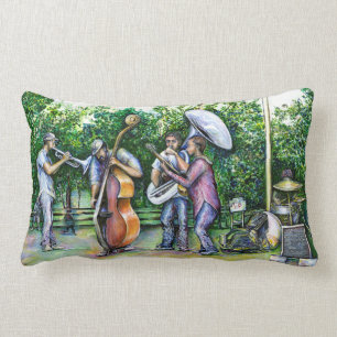 Mama heeft me nooit gewaarschuwd voor Tuba-spelers Kussen