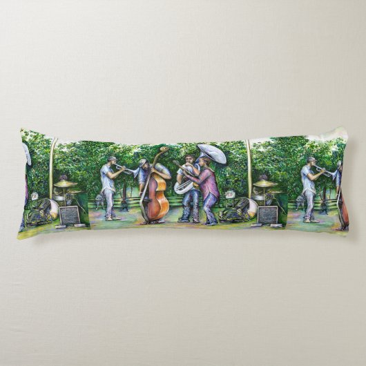 Mama heeft me nooit gewaarschuwd voor Tuba-spelers Lichaamskussen (Voorkant)