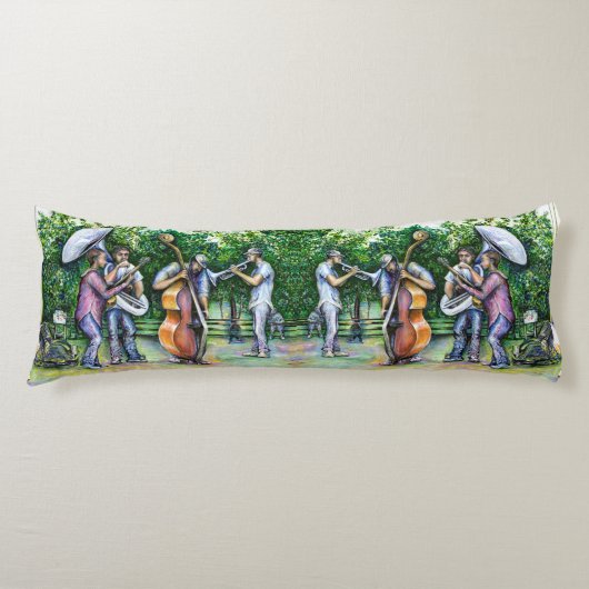 Mama heeft me nooit gewaarschuwd voor Tuba-spelers Lichaamskussen (Voorkant)