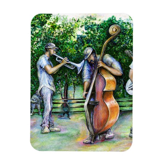 Mama heeft me nooit gewaarschuwd voor Tuba-spelers Magneet (Verticaal)