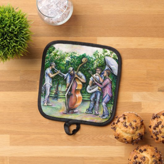 Mama heeft me nooit gewaarschuwd voor Tuba-spelers Pannenlap (Top down)