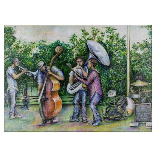 Mama heeft me nooit gewaarschuwd voor Tuba-spelers Snijplank (Voorkant)