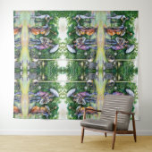 Mama heeft me nooit gewaarschuwd voor Tuba-spelers Wandkleed (In Situ (horizontaal))