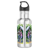 Mama heeft me nooit gewaarschuwd voor Tuba-spelers Waterfles (Achterkant)