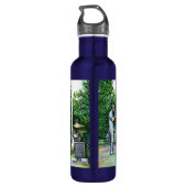 Mama heeft me nooit gewaarschuwd voor Tuba-spelers Waterfles (Achterkant)