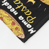 Mama heeft pasta spaghetti en gehaktballen nodig fleece deken (Hoek)