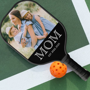 Mama Heeft Plezierige Foto Gemaakt Pickleball Paddle