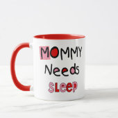 Mama heeft slaap nodig koffiemok mok (Links)