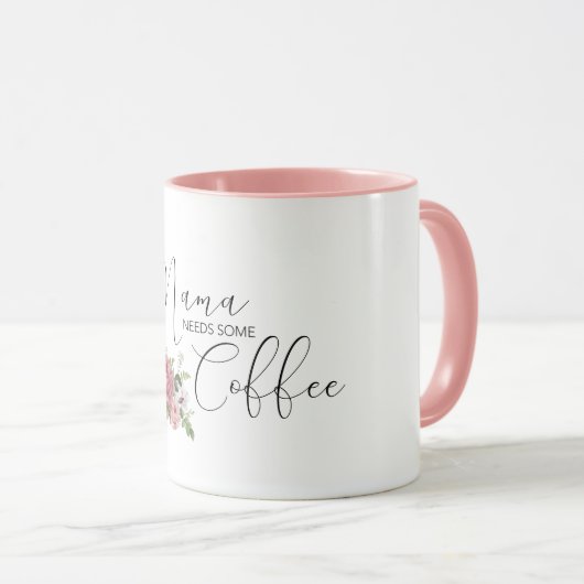 Mama heeft wat koffie nodig mok (Voorkant rechts)