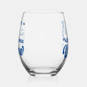 Mama heeft wat wijn stamloos glas nodig (Links)