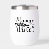 Mama Heeft Wijn Grappige Quote Wijnliefhebber Humo (Voorkant)