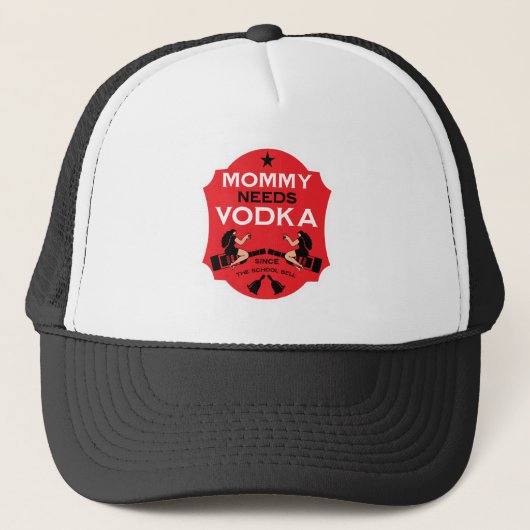Mama heeft wodka nodig trucker pet (Voorkant)