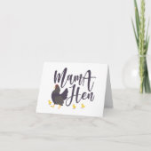 Mama Hen, Chicken Lover GEPERSONALISEERD Kaart (Voorkant)