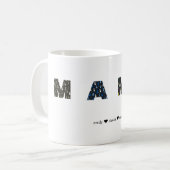Mama Hond kat poot aangepaste namen Koffiemok (Voorkant links)
